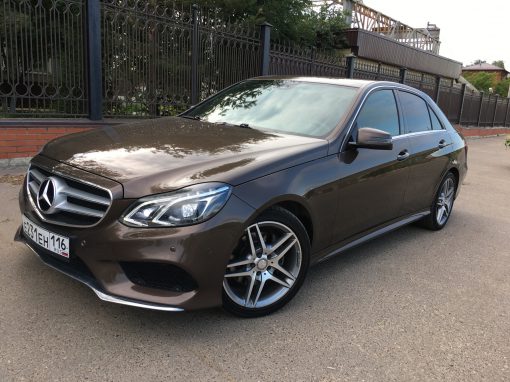 Восстановительная глубокая полировка всего авто, обработка жидким стеклом — Mercedes-Benz E-Class