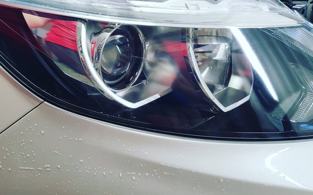 Полировка фар с дальнейшим бронированием — NISSAN QASHQAI
