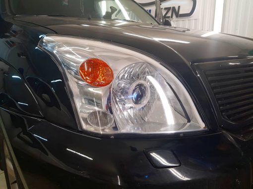 Полировка фар авто Toyota LC Prado