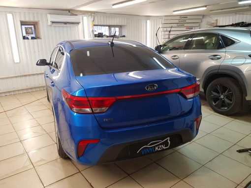 Тонирование задней части пленкой UltraVision 95% — Kia Rio
