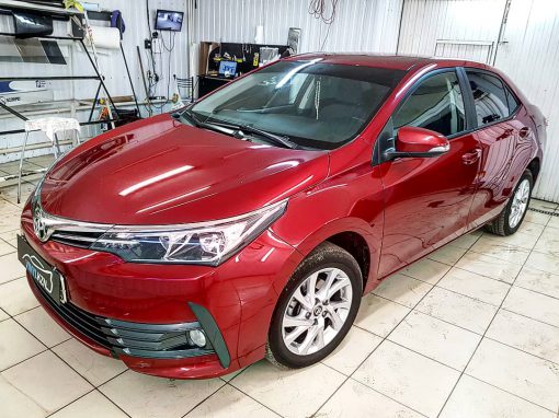 Тонирование задней части автомобиля пленкой с атермальными свойствами UltraVision — Toyota Corolla