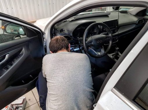 Установка сигнализации StarLine на автомобиль Hyundai I30