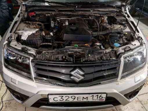 Полировка оптики, быстро и не дорого — Suzuki Grand Vitara