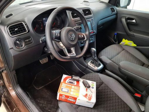 Установка автосигнализации Starline A93 — VW Polo