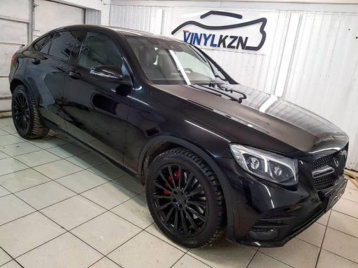 Mercedes GLC — легкая полироль и нанесение керамики в 4 слоя с мощным гидрофобом