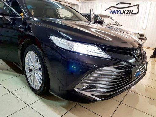Бронирование капота, фар и бампера пленкой Oraguard. Тонировка стекол авто пленкой ULTRAVISION — Toyota Camry