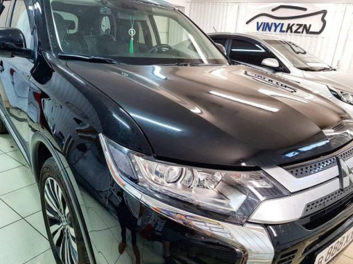 Бронирование капота немецкой антигравийной пленкой Oraguard 270 — Mitsubishi Outlander