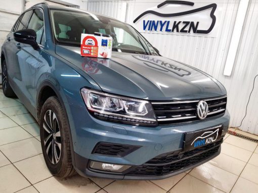 VW Tiguan — выполнили сертифицированную установка охранного комплекса с автозапуском StarLine A93