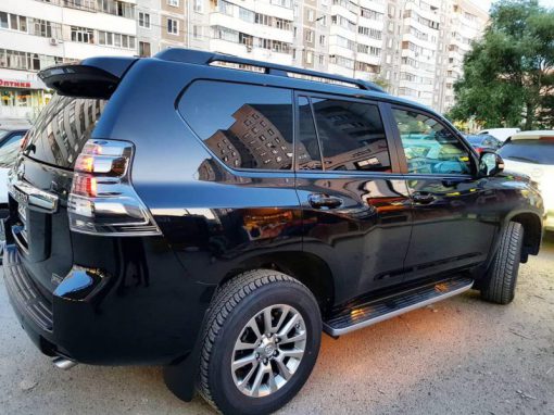 Toyota Land Cruiser Prado — полировка кузова, бронирование полиуретановой пленкой HEXIS Bodyfance