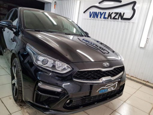Kia Cerato — забронировали капот антигравийной пленкой