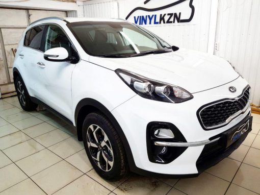 Kia Sportage — тонирование стекол пленкой Ultra Vision 85%, бронирование кузова пленкой — Oraguard