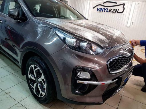 Kia Sportage — бронирование полиуретановой пленкой Hexis Bodyfance