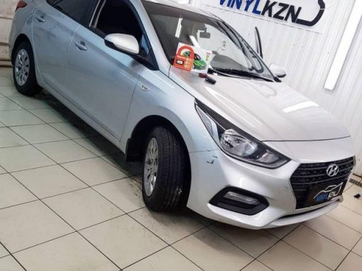 Установка автосигнализации STARLINE E96 BT ECO на Hyundai Solaris
