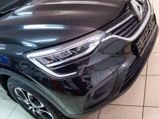 Renault ARKANA — забронировали капот, бампер, фары птф полиуретановой пленкой Hexis Bodyfance, тонировка стекол