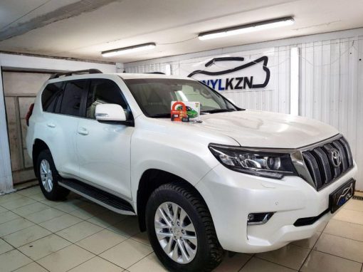 Toyota Land Cruiser Prado — установили охранный комплекс Starline E96 BT, тонировка пленкой Llumar, бронирование зон риска