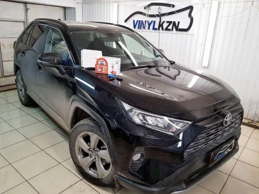 Toyota Rav4 — установка автосигнализации Starline A93 2can-2lin+GSM и установка защитной сетки в бампер