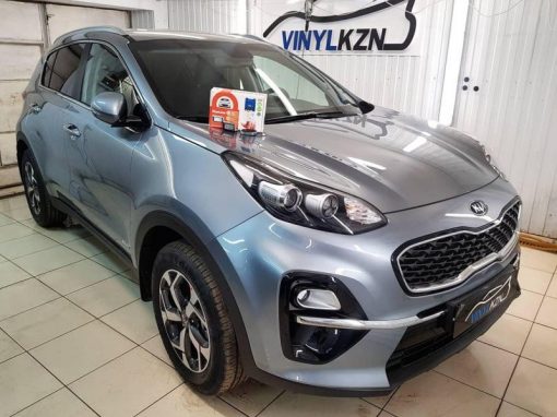 Kia Sportage — установили охранный комплекс StarLineA93, Затонировали заднюю часть автомобиля пленкой Llumar ATR