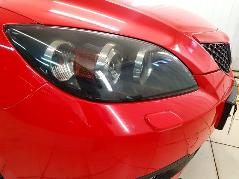 Mazda 3 — тонирование оптики виниловыми и полиуретановыми пленками