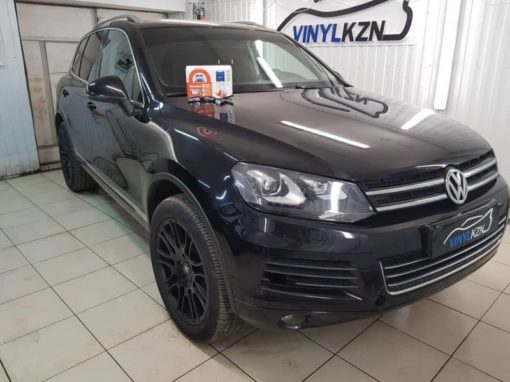 VW Touareg — установили охранный комплекс с автозапуском Starline A93 с сохранением 2 ключей