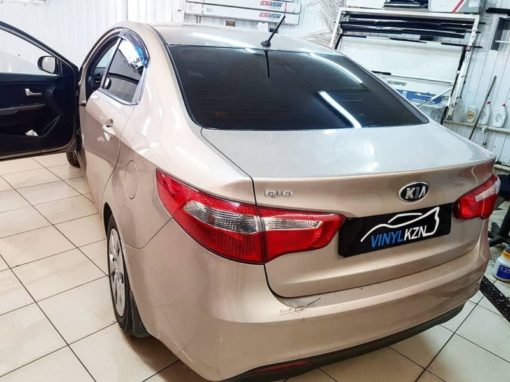 Kia Rio — тонировка стекол пленкой UltraVision 95%