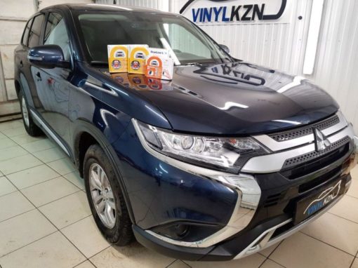 Mitsubishi Outlander — установка Starline A93 с замками капота и метками авторизации