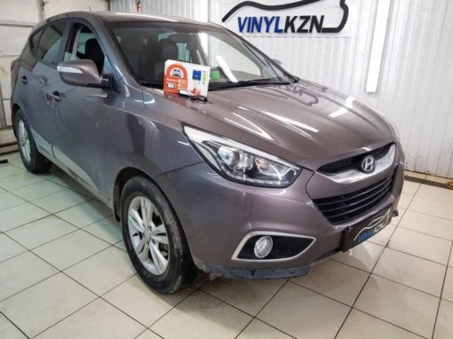 Hyundai IX35 — установка охранного комплекса с автозапуском Starline A93