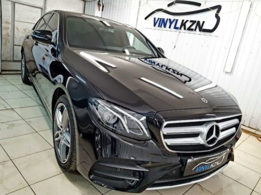 Mercedes E Class — легкая полировка и нанесение керамического покрытия