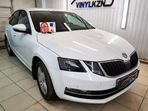 Skoda Octavia — установили охранный комплекс с автозапуском Starline A93