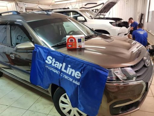 Lada Largus — установили охранный комплекс StarLine A93, тонировка стекол пленкой Llumar ATR