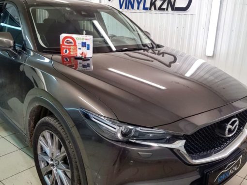 Mazda CX5 — бронирование кузова полиуретановой пленкой, установка автосигнализации StarLine S96