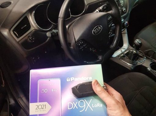Kia Ceed — установили охранный комплекс с автозапуском Pandora DX 9X с управлением по Bluetooth