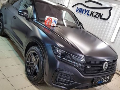 VW Touareg — установили автосигнализацию Starline S96 BT GSM, скрытая проводка видеорегистратора, бронирование фар, лобового