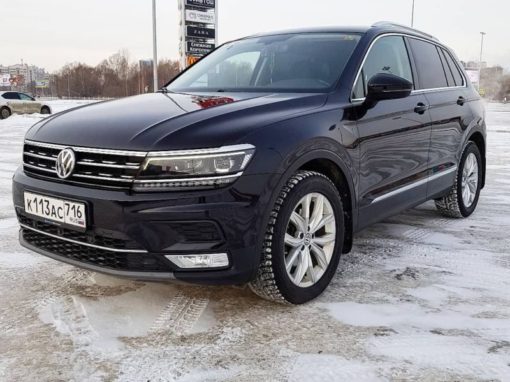 VW Tiguan 2 — глубокая полировка кузова, нанесение керамики 2-слоя, бронирование фар полиуретановой пленкой