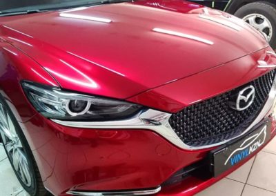 Mazda 6 — забронировали капот, фары, зеркала полиуретановой плёнкой