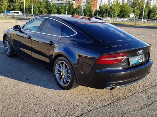 Audi А7- восстановительная полировка и плюс два слоя керамики