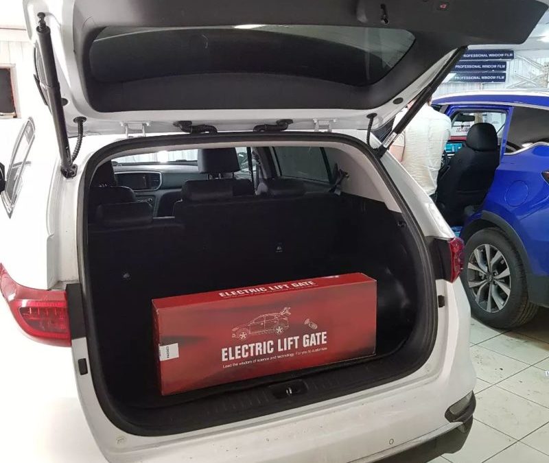 Kia Sportage — установили электропривод крышки багажника