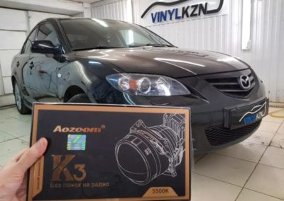 Установили Led-модули Aozoom K3 Dragon на Mazda 3
