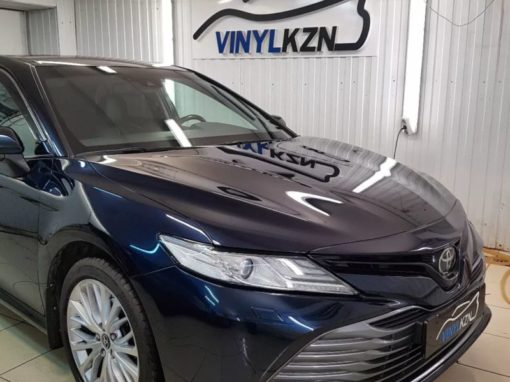 Отполировали автомобиль Toyota Camry до блеска и закрепили блеск нанесением керамики два слоя