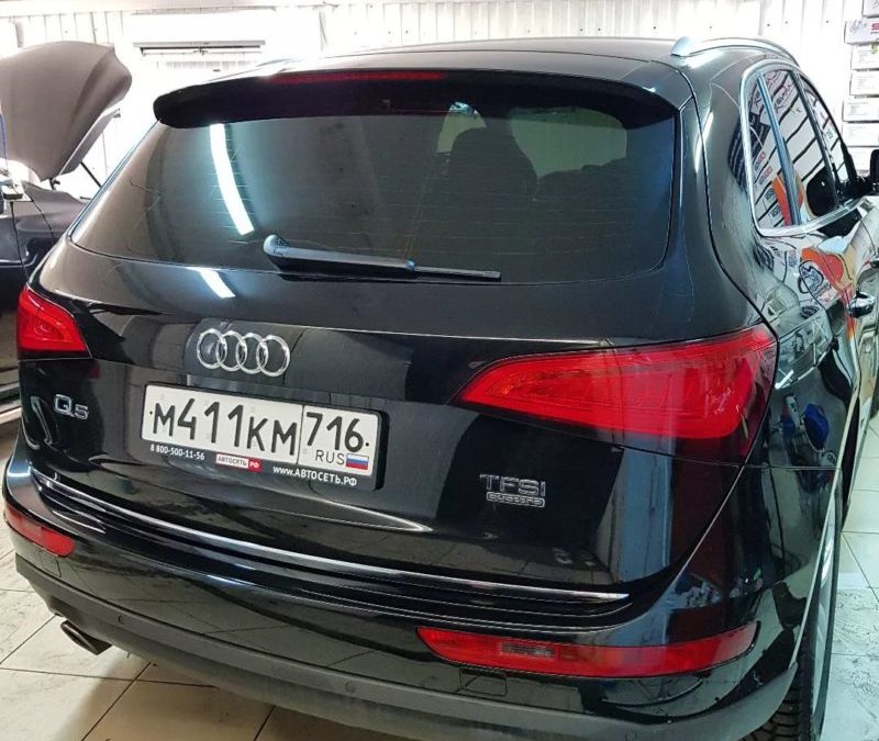 Audi Q5 — бронирование кузова и тонировка стекол пленкой Llumar ATR