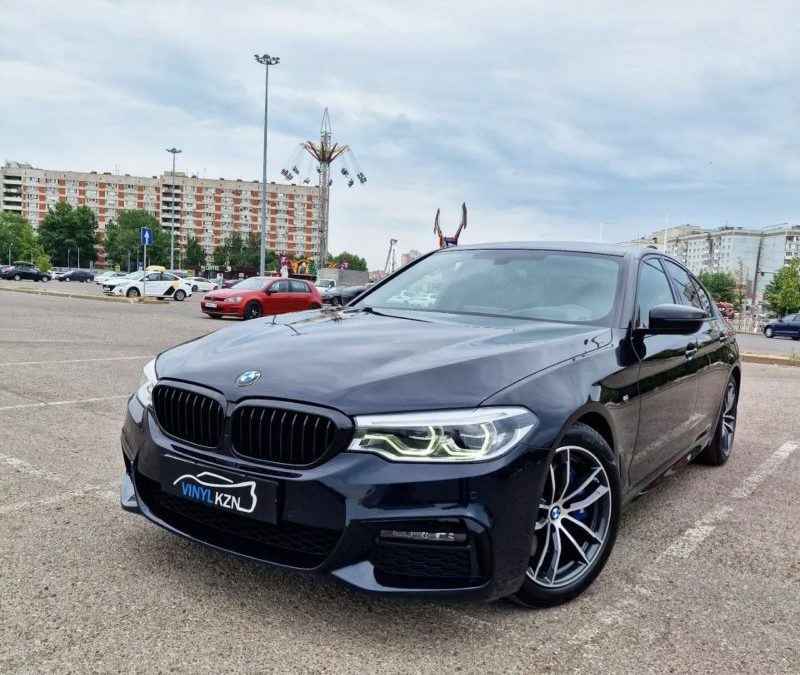 BMW 5 серии — сделали легкую полировку и нанесли два слоя керамики