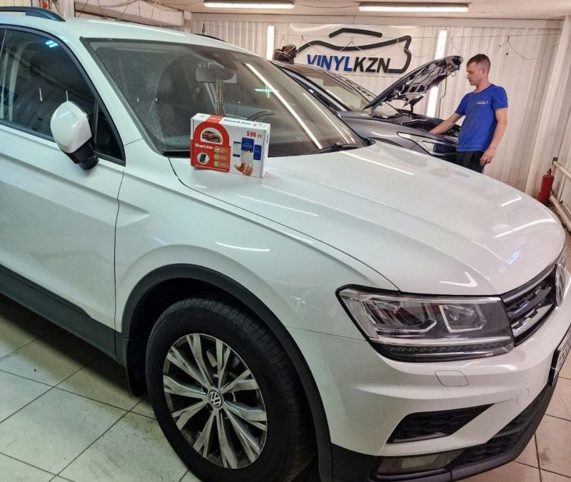 VW Tiguan 2 — установили охранный комплекс с автозапуском StarLine S96 GSM