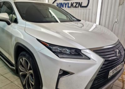 Lexus RX — забронировали полиуретановой плёнкой капот, фары
