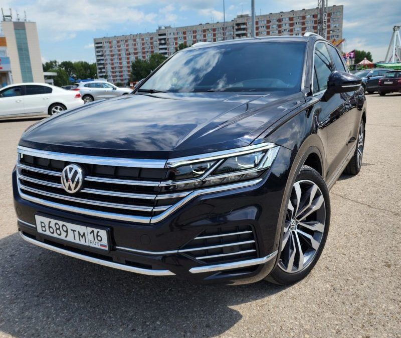 Volkswagen Touareg — очистили кузов, отполировали и забронировали полиуретановой плёнкой кузов, установили охранный комплекс StarLine S96 GSM