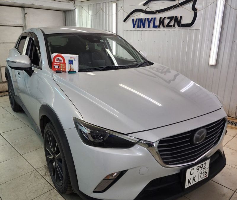 Mazda CX5 — установили охранный комплекс с автозапуском StarLine A93