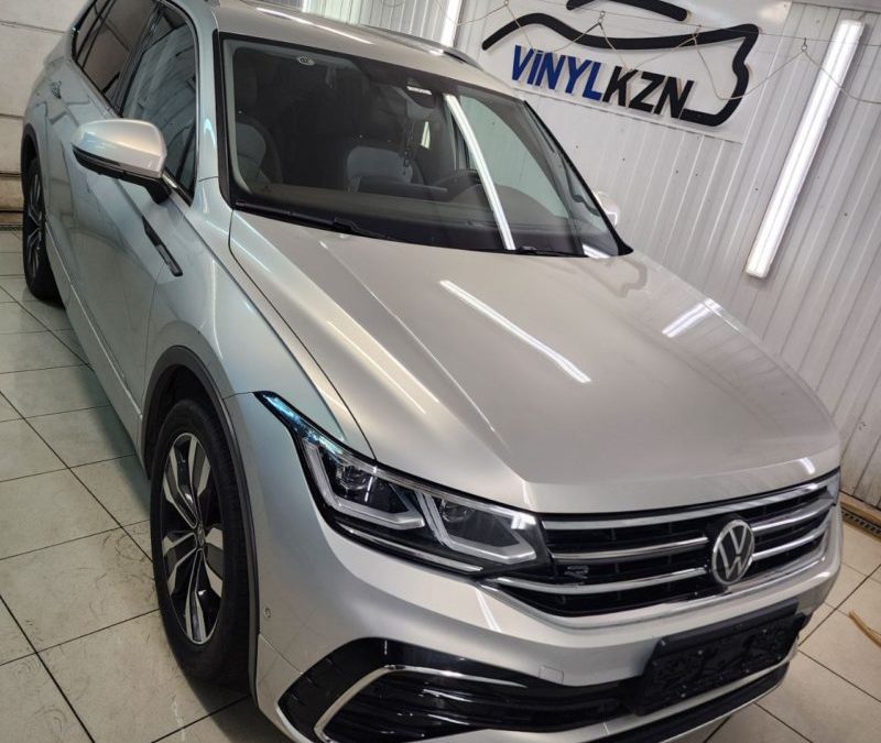 Volkswagen Tiguan — забронировали прозрачной полиуретановой плёнкой кузов, бронирование монитра