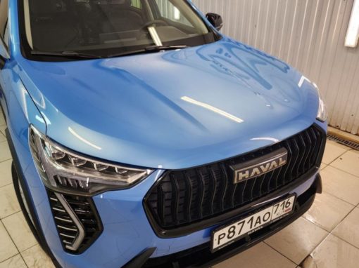 Haval Jolion — сделали комплексное бронирование кузова прозрачной полиуретановой плёнко