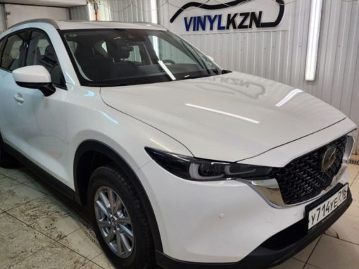 Mazda CX5 — забронировали полиуретановой плёнкой переднюю часть кузова и все зоны риска повреждения автомобиля