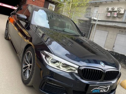 BMW 5 — полировка всего кузова автомобиля с нанесением керамики в два слоя