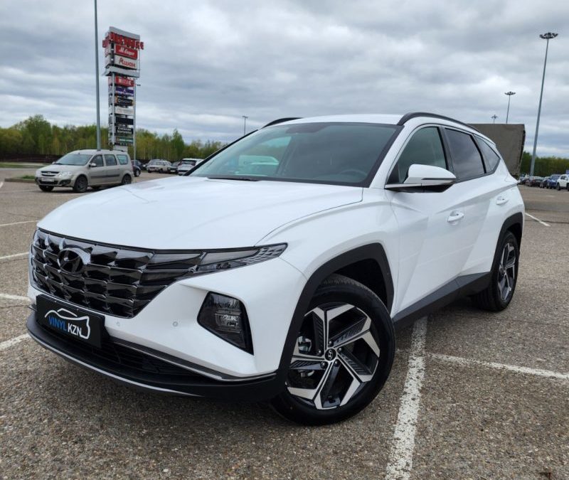 Hyundai Tucson — сделали комплексное бронирование кузова, атермальная тонировка стекол