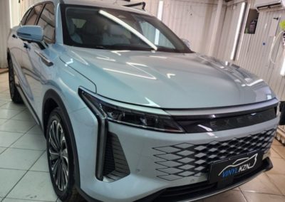 Exeed RX — сделали комплексное бронирование кузова прозрачной полиуретановой плёнкой